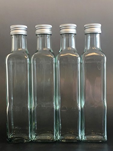 12 x 500 ml leere Glasflaschen Maraska Likörflaschen Flasche 0,5 Liter Eckig 
